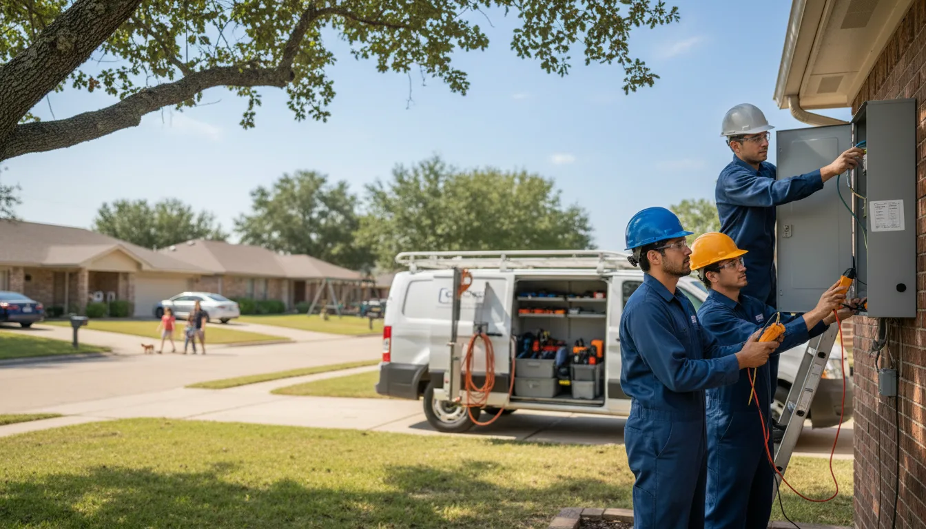 Certified electrician providing emergency electrical services in Freeborn, MN